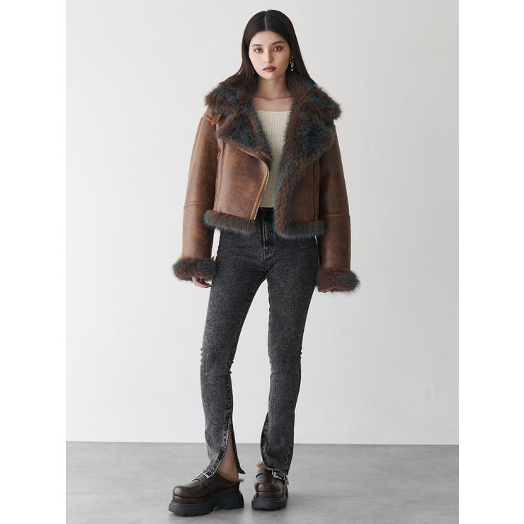 ジップヘムスキニーデニム | MURUA | 詳細画像5 