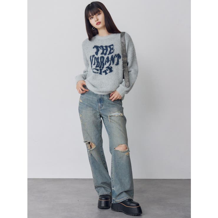 グリンプスダメージデニム | MURUA | 詳細画像6 