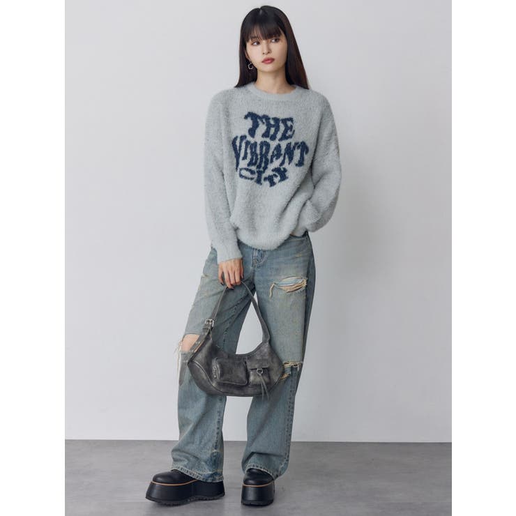 グリンプスダメージデニム | MURUA | 詳細画像8 