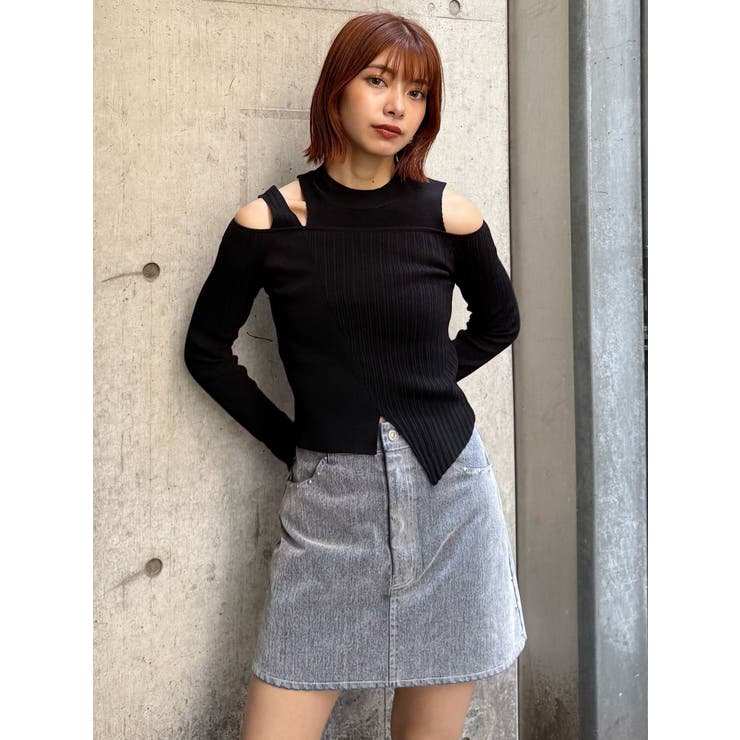 ショルダーカットリブニット | MURUA | 詳細画像23 