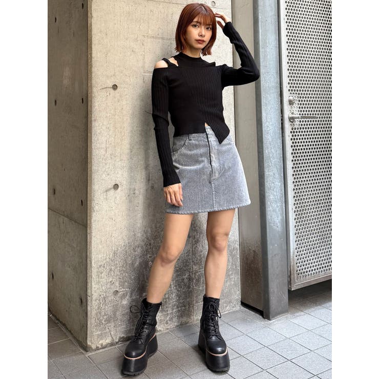 ショルダーカットリブニット | MURUA | 詳細画像25 