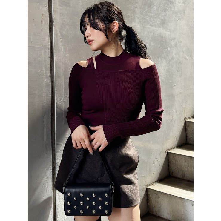 ショルダーカットリブニット | MURUA | 詳細画像29 