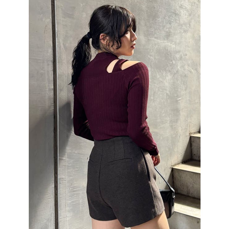 ショルダーカットリブニット | MURUA | 詳細画像30 