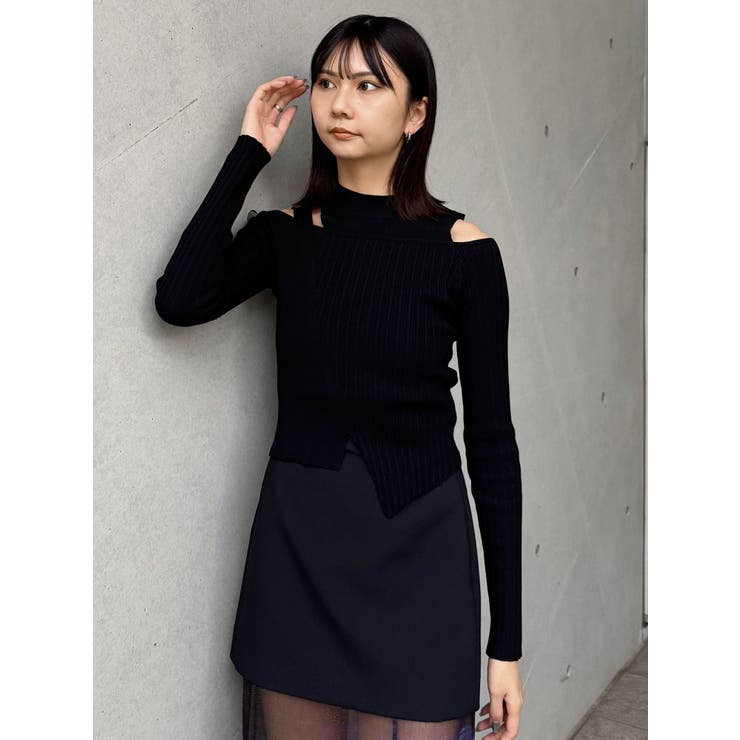 ショルダーカットリブニット | MURUA | 詳細画像33 