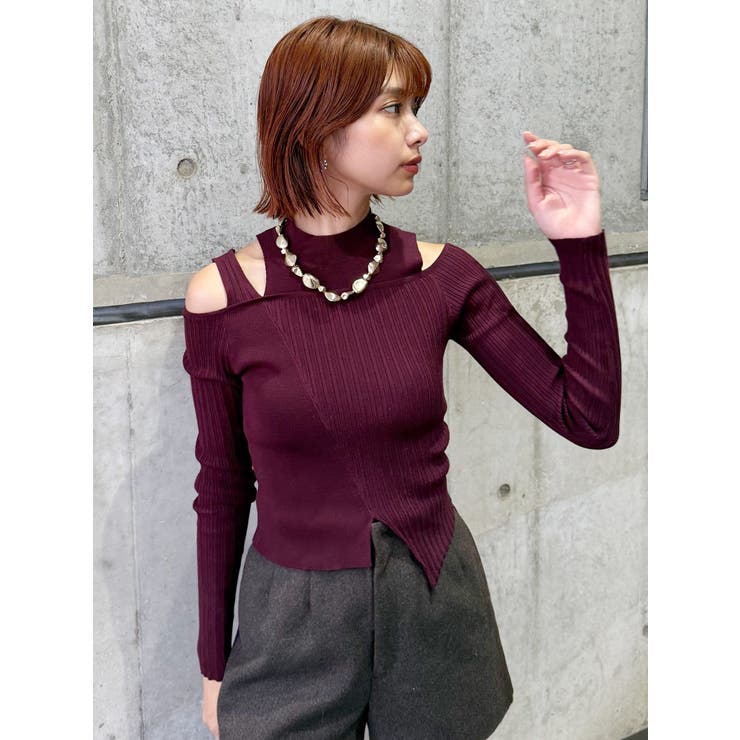 ショルダーカットリブニット | MURUA | 詳細画像36 