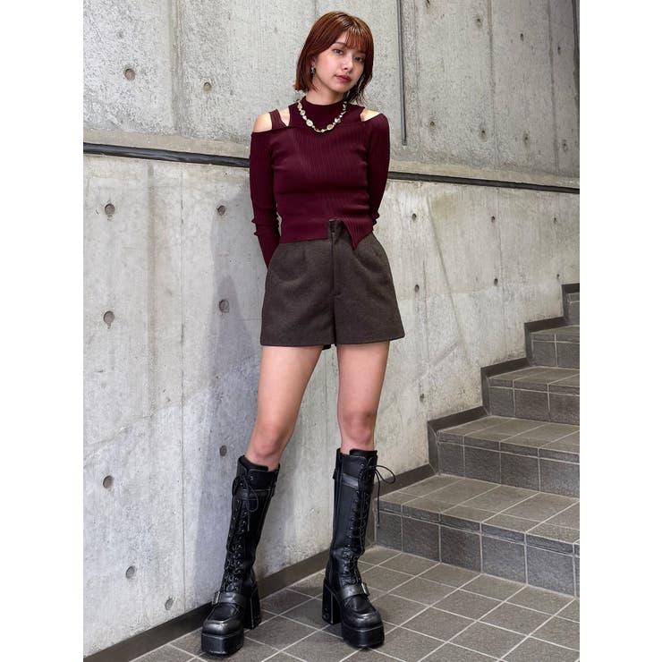 ショルダーカットリブニット | MURUA | 詳細画像38 