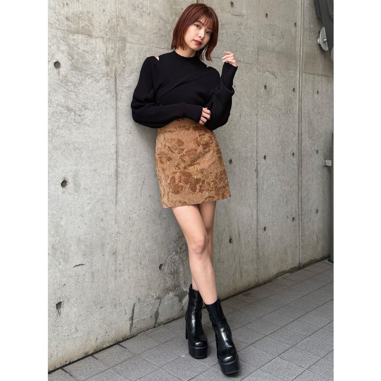 カシュクールドッキングニット | MURUA | 詳細画像21 