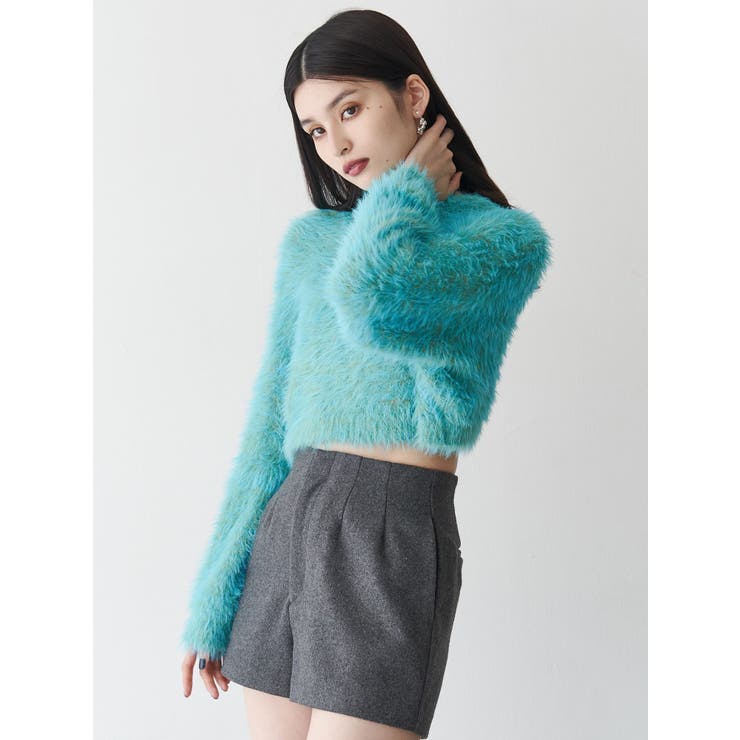 バイカラーMIXシャギーニット | MURUA | 詳細画像22 