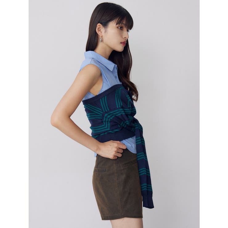 シャツレイヤードマルチウェイニット | MURUA | 詳細画像14 