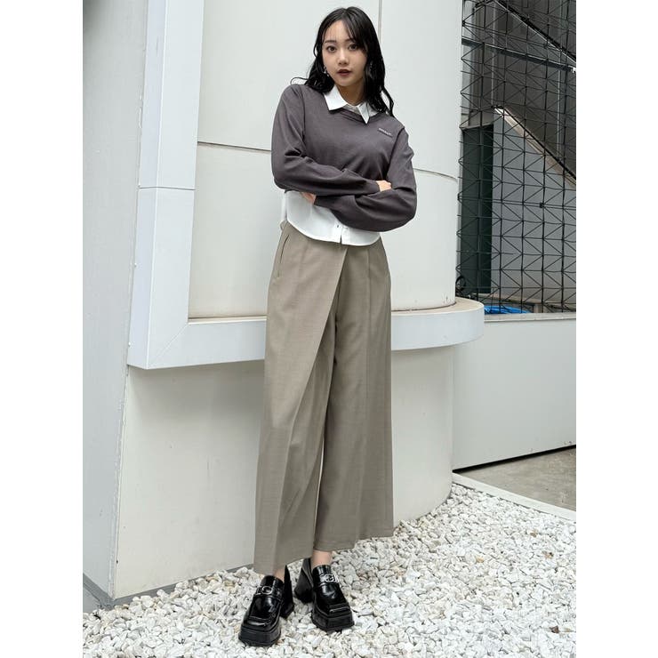 シャツレイヤードマルチウェイニット | MURUA | 詳細画像25 