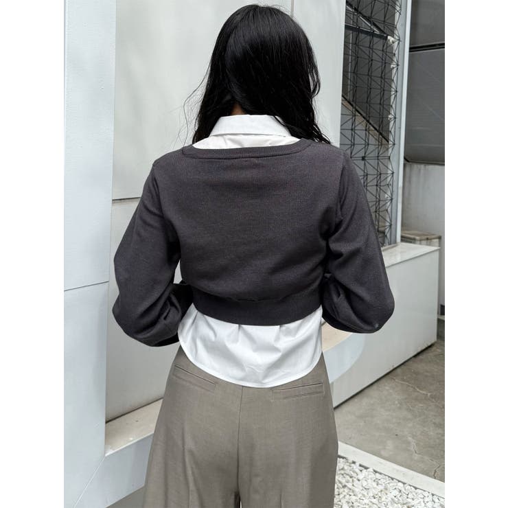 シャツレイヤードマルチウェイニット | MURUA | 詳細画像26 