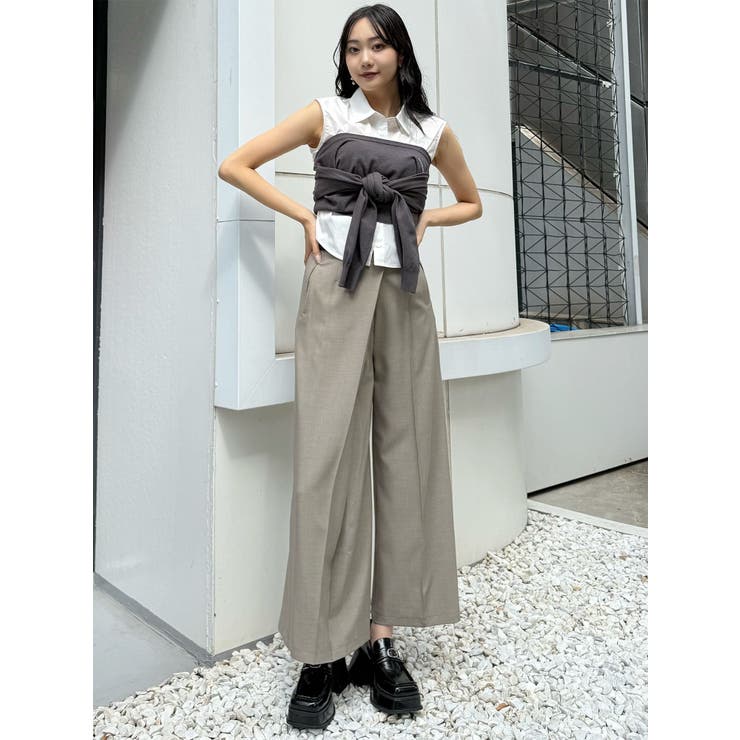 シャツレイヤードマルチウェイニット | MURUA | 詳細画像28 