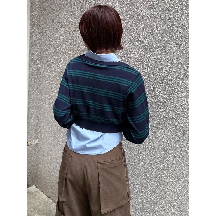 シャツレイヤードマルチウェイニット | MURUA | 詳細画像31 