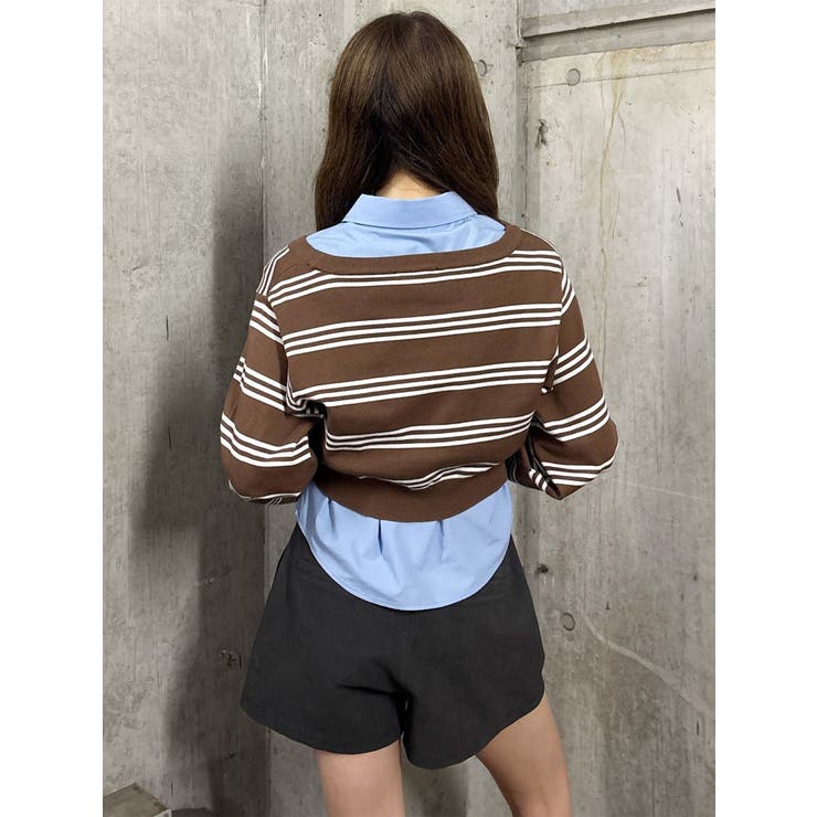 シャツレイヤードマルチウェイニット | MURUA | 詳細画像39 