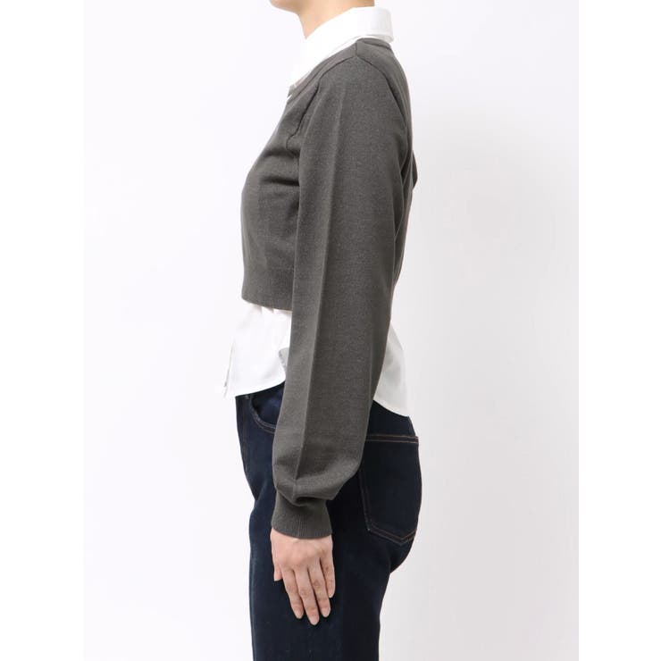 シャツレイヤードマルチウェイニット | MURUA | 詳細画像45 