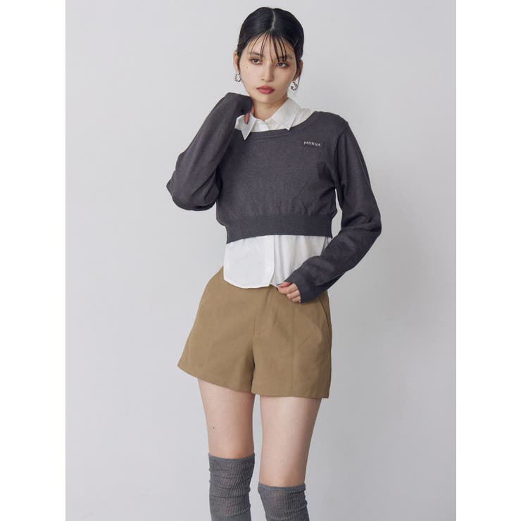 シャツレイヤードマルチウェイニット | MURUA | 詳細画像5 