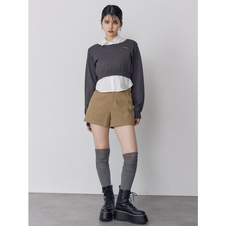 シャツレイヤードマルチウェイニット | MURUA | 詳細画像6 