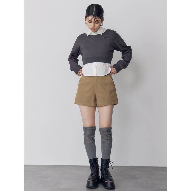 シャツレイヤードマルチウェイニット | MURUA | 詳細画像7 