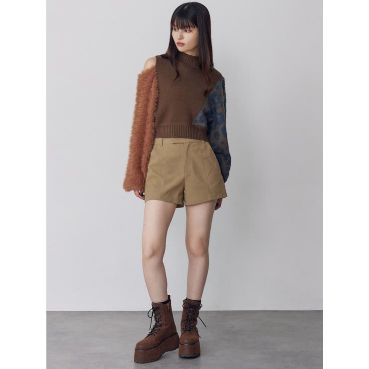 アシメフクレジャガードニット | MURUA | 詳細画像10 