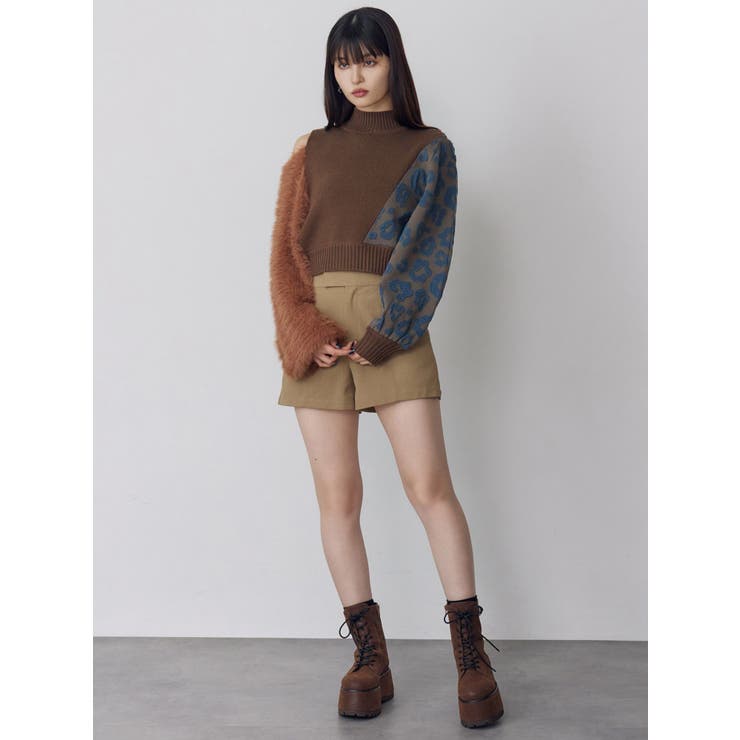 アシメフクレジャガードニット | MURUA | 詳細画像11 