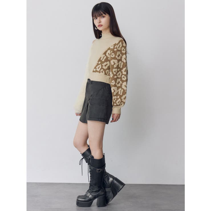 アシメフクレジャガードニット | MURUA | 詳細画像15 