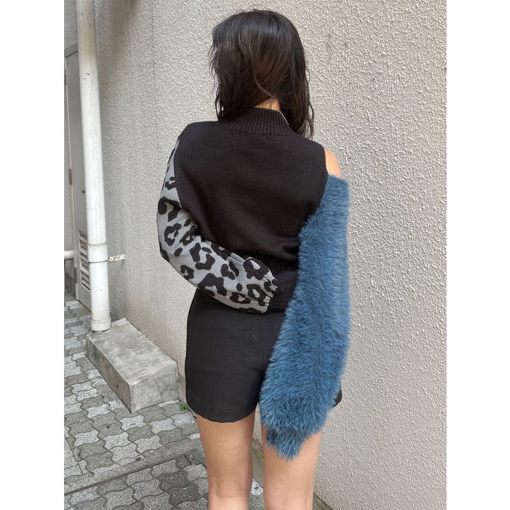 アシメフクレジャガードニット | MURUA | 詳細画像19 