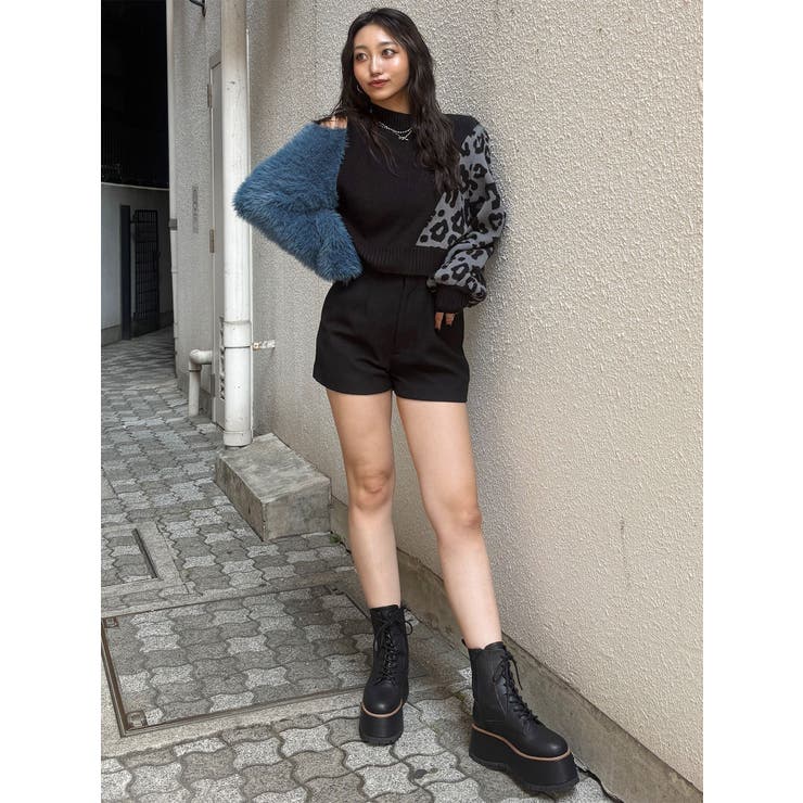 アシメフクレジャガードニット | MURUA | 詳細画像20 