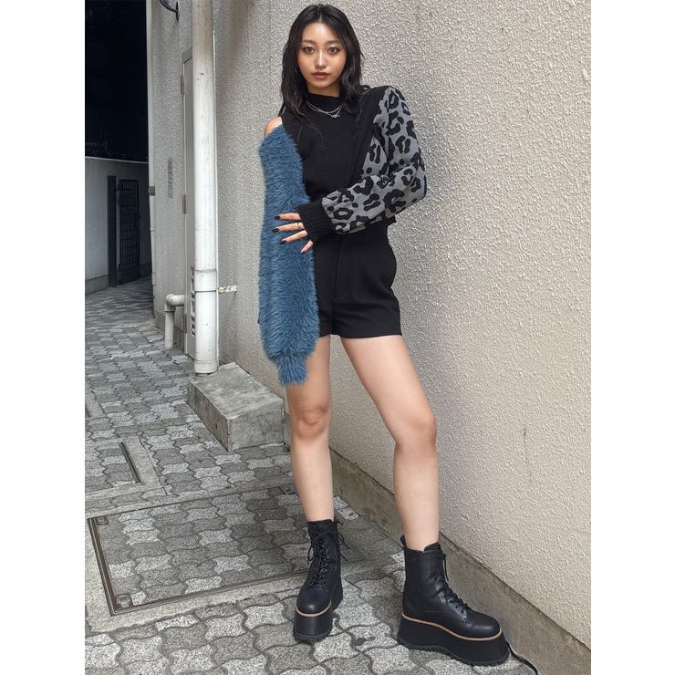 アシメフクレジャガードニット | MURUA | 詳細画像21 