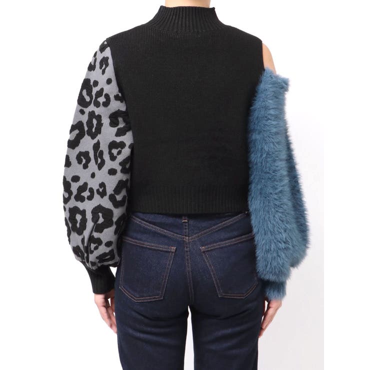 アシメフクレジャガードニット | MURUA | 詳細画像35 