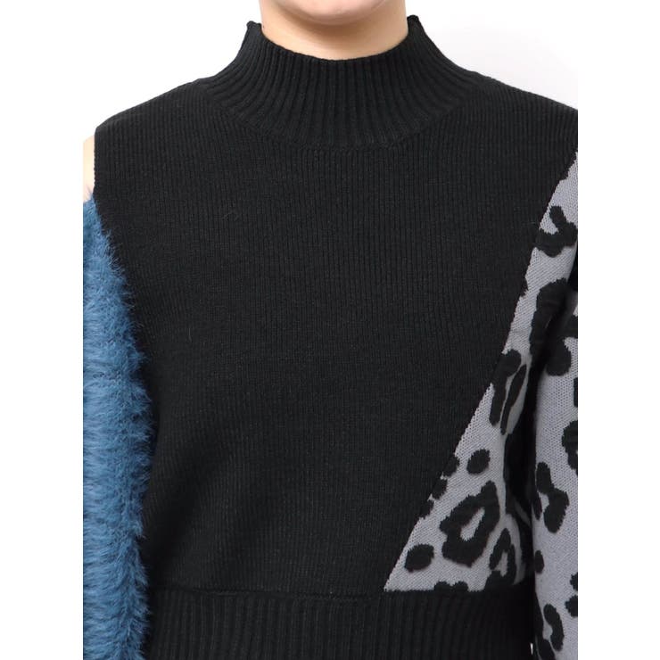 アシメフクレジャガードニット | MURUA | 詳細画像36 