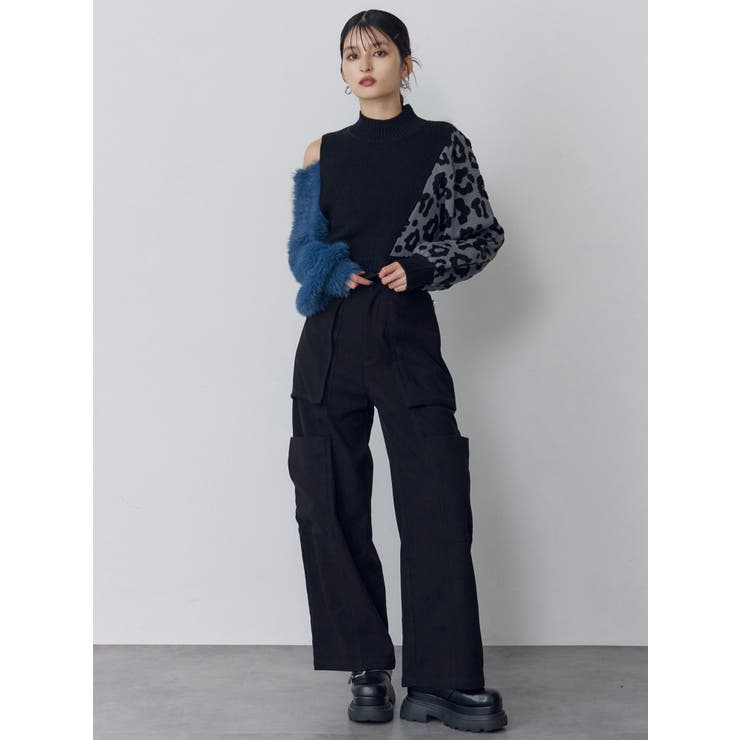 アシメフクレジャガードニット | MURUA | 詳細画像6 