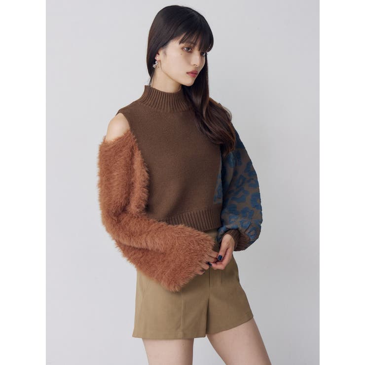 アシメフクレジャガードニット | MURUA | 詳細画像9 