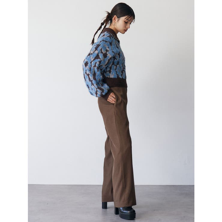 マルチヤーンハーフジップニット | MURUA | 詳細画像15