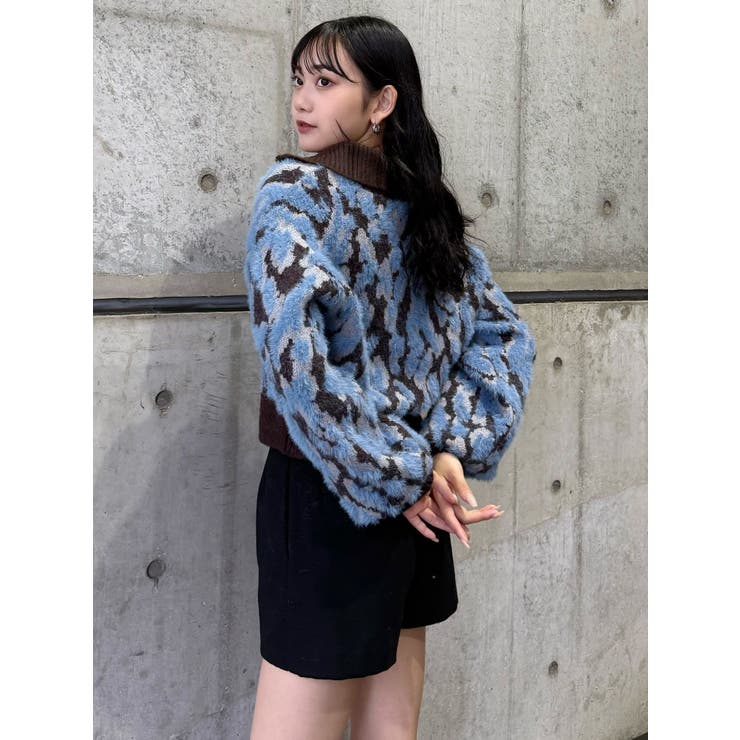 マルチヤーンハーフジップニット | MURUA | 詳細画像27