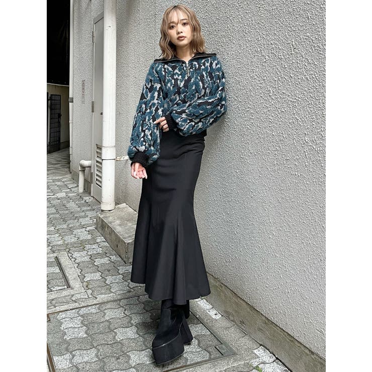 マルチヤーンハーフジップニット | MURUA | 詳細画像37