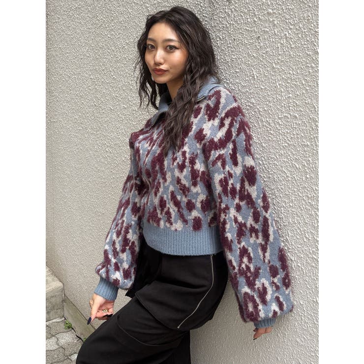 マルチヤーンハーフジップニット | MURUA | 詳細画像44