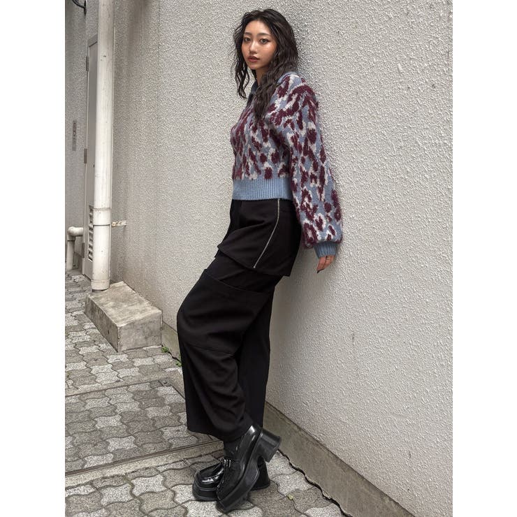 マルチヤーンハーフジップニット | MURUA | 詳細画像46