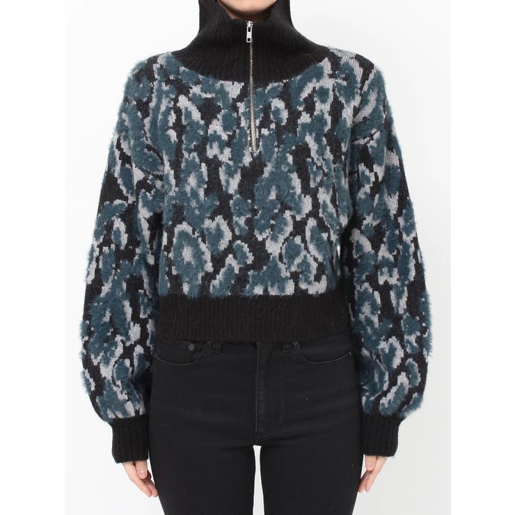 マルチヤーンハーフジップニット | MURUA | 詳細画像47