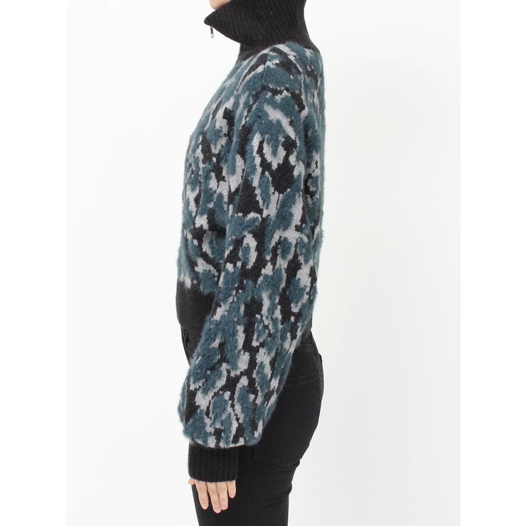 マルチヤーンハーフジップニット | MURUA | 詳細画像48