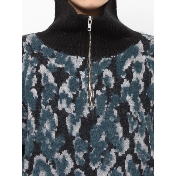 マルチヤーンハーフジップニット | MURUA | 詳細画像50