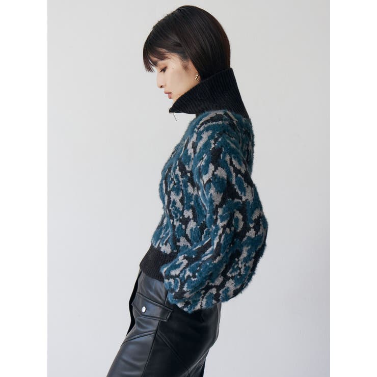 マルチヤーンハーフジップニット | MURUA | 詳細画像7