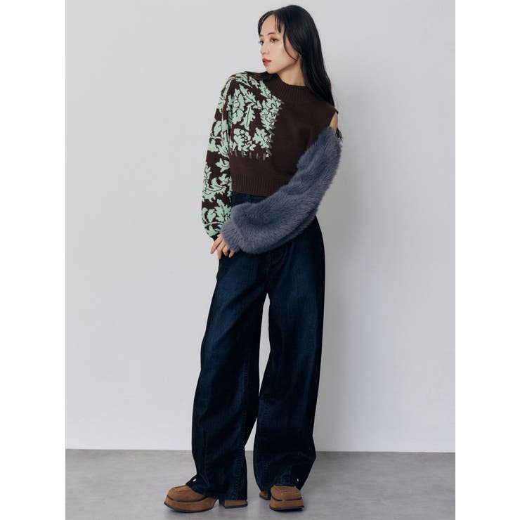 ショルダーフラワーシャギーニット | MURUA | 詳細画像18 