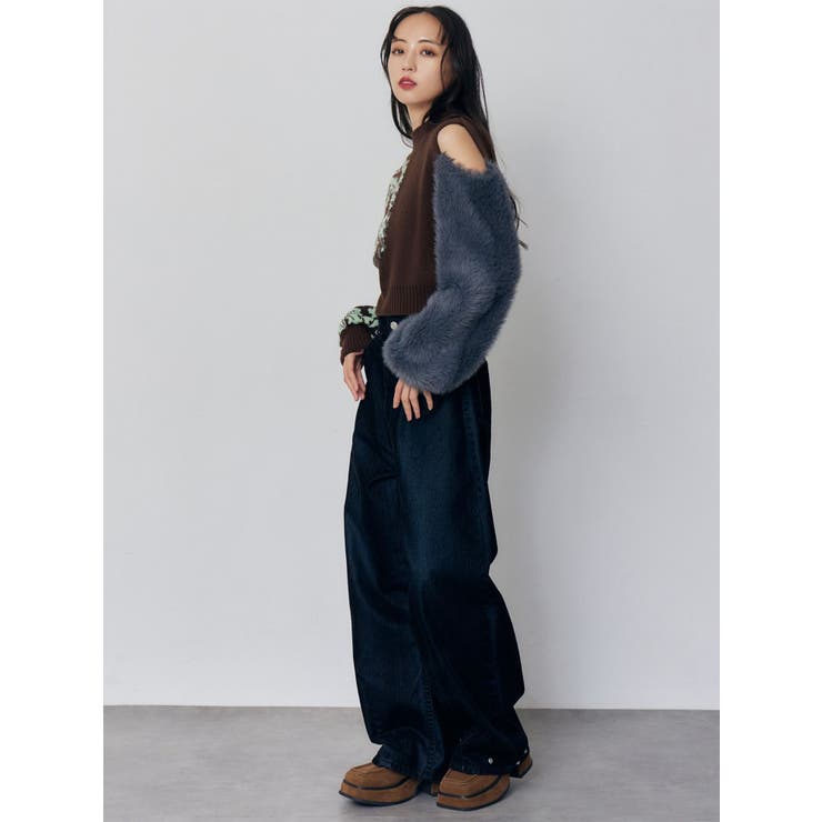 ショルダーフラワーシャギーニット | MURUA | 詳細画像19 