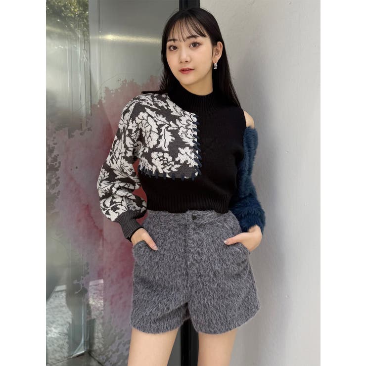 ショルダーフラワーシャギーニット | MURUA | 詳細画像2 