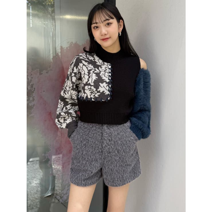 ショルダーフラワーシャギーニット | MURUA | 詳細画像20 