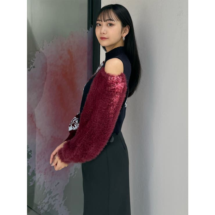 ショルダーフラワーシャギーニット | MURUA | 詳細画像29 