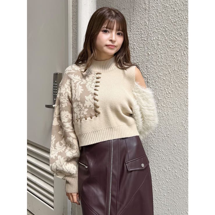 ショルダーフラワーシャギーニット | MURUA | 詳細画像37 