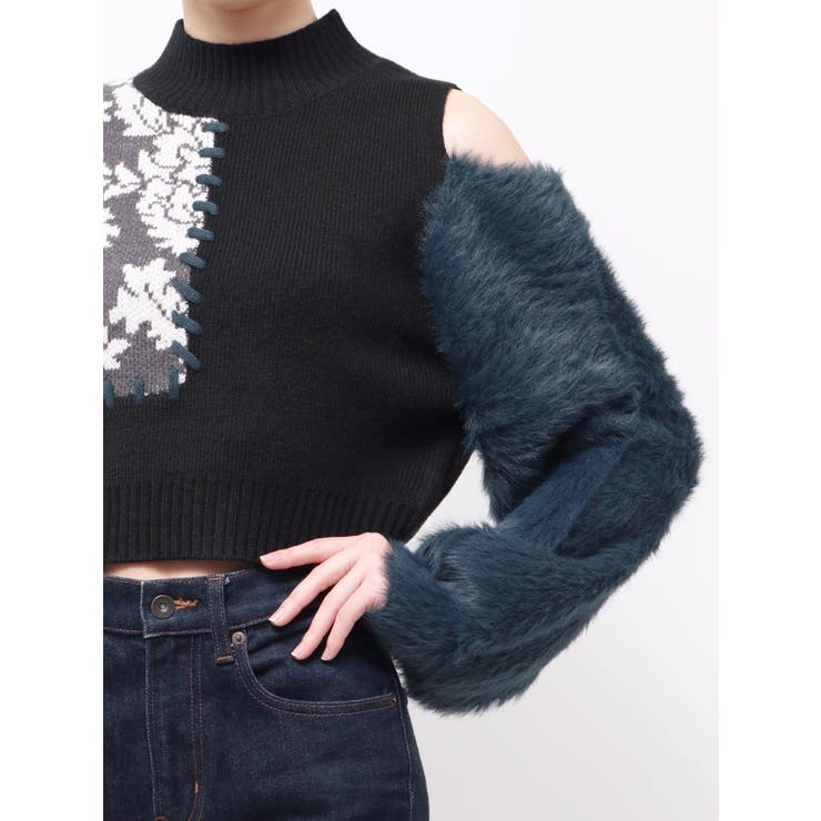 ショルダーフラワーシャギーニット | MURUA | 詳細画像45 