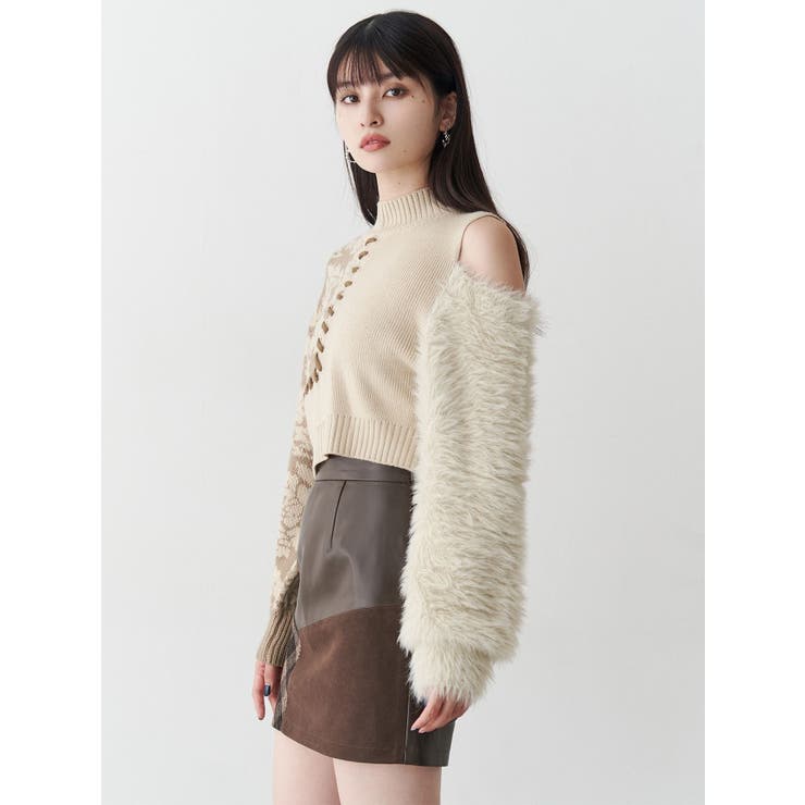 ショルダーフラワーシャギーニット | MURUA | 詳細画像7 