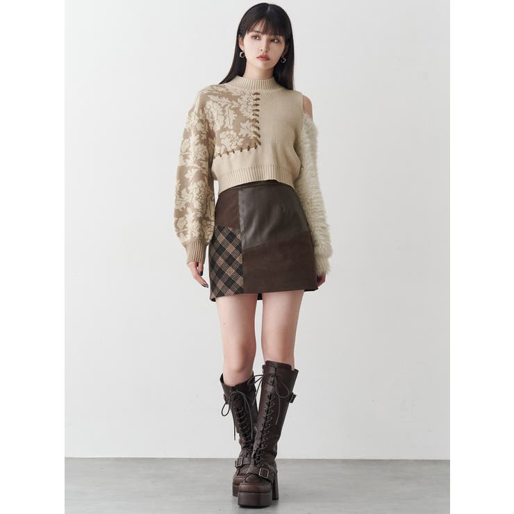 ショルダーフラワーシャギーニット | MURUA | 詳細画像8 